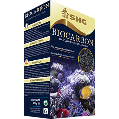 biocarbon, materiale filtrante per acquari