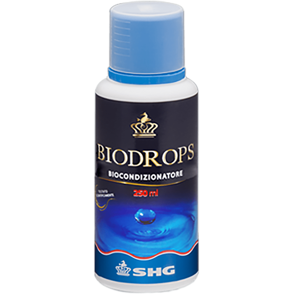 Biodrops, biocondizionatore per acquario tropicale