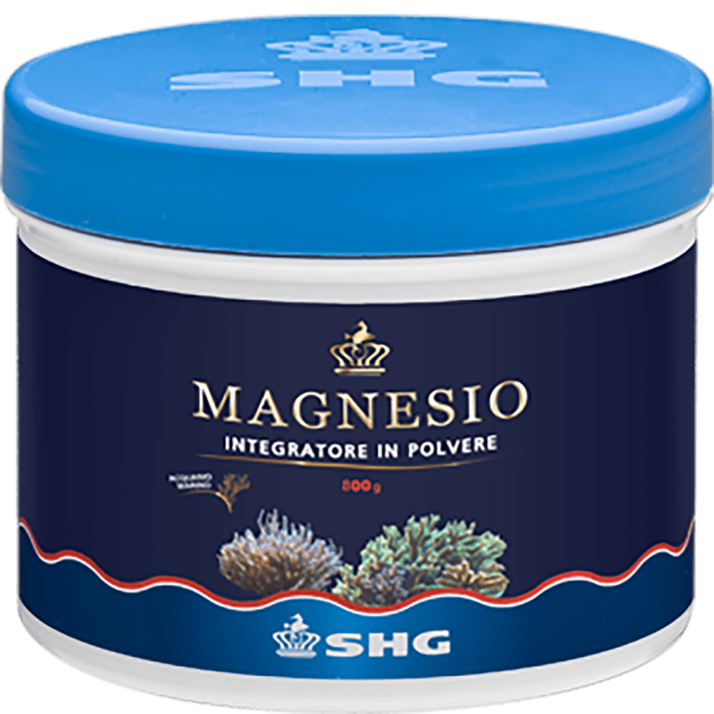 integratore di magnesio in polvere per acquario